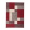 World Rug Gallery Contemporary Modern Geometric Boxes Design Non-Slip Area Rug 5'3'' x 7'3'' Red 506RED5X7 - alternate 3